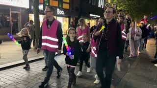 Lancashire Encounter Torchlight Procession Preston 2024 [upl. by Introk]