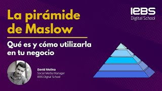 La pirámide de MASLOW 🔼 Explicación sencilla y Ejemplos en Marketing [upl. by Nahtnamas104]