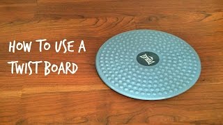 How to use a Twist Board to Lose Belly Fat [upl. by Siuqram]