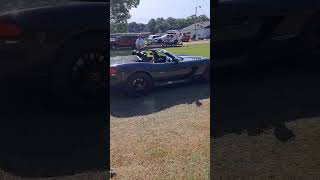 Dodge Viper arriving to a car show dodgeviper viper dodge mopar [upl. by Coulombe]