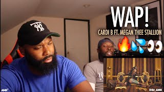 Cardi B  WAP feat Megan Thee Stallion Official Music Video REACTION [upl. by Leschen423]