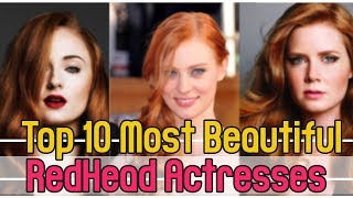 Top 10 Most Beautiful RedHead Actresses 2019 [upl. by Gallenz]