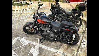 Street Bob 114 Test Ride [upl. by Petie929]