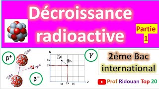 Décroissance radioactive 2 bac pc svt sm partie 1 [upl. by Uta]