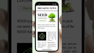 Sneak Peak on SEED Future Plan 🌱 [upl. by Aicarg]