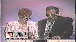 1996 Tejano Music Awards  Marcella amp Abraham Quintanilla Accepting Selenas Award [upl. by Aivatan674]