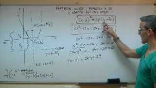 PARABOLA 02 SECUNDARIA 4ºESO matematicas conicas [upl. by Noitna]