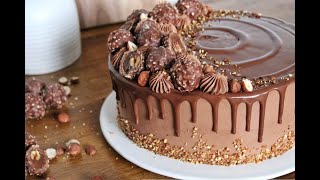 Layer cake façon Ferrero rocher [upl. by Eadahs]