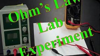 Electronics LabVerification of Ohms Law ExperimentOhms Law [upl. by Bell]