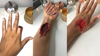 3 EASY SPECIAL FX MAKEUP LOOKS  Missing Finger Slit Wrist and Burn [upl. by Radman184]