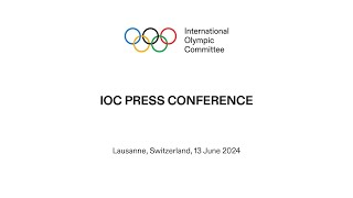 IOC Press Conference in French  13062024 [upl. by Tail]