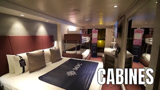 MSC Grandiosa Ship Tour with Nightshots  DJI Osmo Pocket  2019  4K [upl. by Ecallaw]