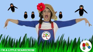 Im a little Scarecrow  Scarecrow Song  Shoo the Birds  Farm Songs  Cheeky Monkey Club [upl. by Evad50]