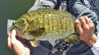 6 over 20quot Epic Day Of Kayak Fishing Smallmouth On Beds [upl. by Zingg619]