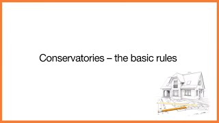 Building Control Conservatories Basic Rules [upl. by Akirdnas522]