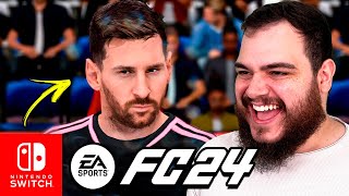 FINALMENTE FIFA NO SWITCH É IGUAL DE PS5 E XBOX JOGANDO FC 24 NO NINTENDO SWITCH [upl. by Finn]