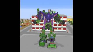 Transformers  combiner Devastator transform and roll out [upl. by Cacie]