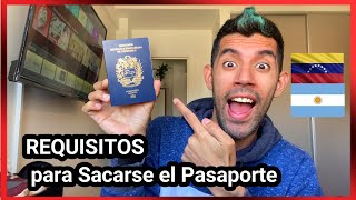 ¿Cómo sacar el PASAPORTE VENEZOLANO desde Argentina 🇻🇪 🇦🇷  Topomagico [upl. by Chubb653]