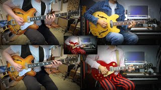 Back In The USSR  The Beatles Guitar Cover Ft sampopkin  Epiphone Casino  Les Paul Lucy [upl. by Kwon]