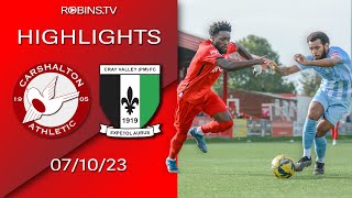 Highlights  Carshalton Athletic VS Cray Valley PM  071023 [upl. by Horne]