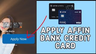 How to Apply Affin Bank Credit Card Online 2024 [upl. by Etnovaj]