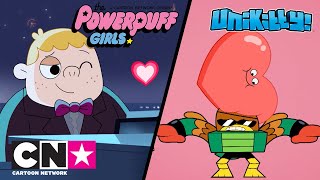 De Powerpuff Girls  Unikitty  Verliefd worden  Cartoon Network [upl. by Edyaj32]