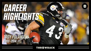 Troy Polamalus UNREAL Career Highlights  NFL Legends [upl. by Bord615]