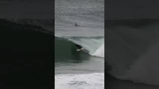 Enjoying barrel surfing in Hossegor  hossegor surfing waves surf [upl. by Ytissahc]