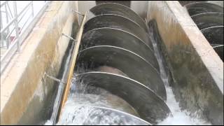 Archimedes screw pump [upl. by Dnomyad]