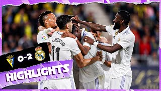 Cádiz 02 Real Madrid  HIGHLIGHTS  LaLiga 202223 [upl. by Atenik697]