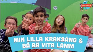 Minikompisarna  Min lilla kråksång amp Bä bä vita lamm [upl. by Nivrem]