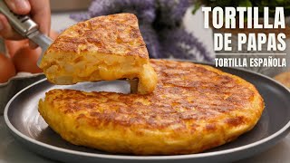 Tortilla de papas la receta de tortilla Española que mas gusta en casa para desayunar fácil y rica [upl. by Lihka]