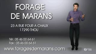 FORAGE DE MARANS  entreprise de forage eau géothermique 17 [upl. by Libove]