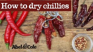 How to dry chillies  Abel amp Cole [upl. by Coretta921]