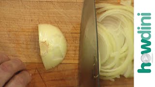 How to thinly slice an onion [upl. by Htebaras]