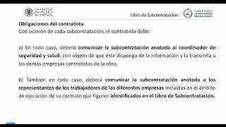 El Libro de Subcontratación   UPV [upl. by Mastat]