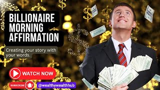 Billionaire Morning Affirmation httpswwwyoutubecomwealthywealthhubsubconfirmation1 [upl. by Bathelda79]