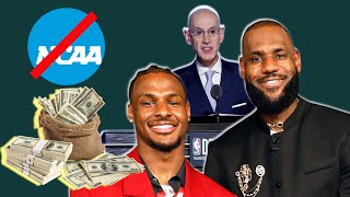 The NIL is DESTROYING College Sports Lebron is RUINING Bronnys NBA career [upl. by Renick]