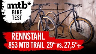 Rennstahl 853 MTB Trail  world of mtb Biketest 2020 I Trail Hardtail Test [upl. by Uah672]