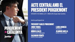 🎥 Acte central amb el president Puigdemont  Llengua de signes catalana  040524 12M [upl. by Asena]