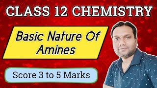 Basic Nature Of Amines  Alkyl Amine vs NH3  Class 12  CBSE  ISC amp Other Boards  NEET JEE [upl. by Aubigny]