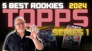 ✨5 Best Rookies in 2024 Topps Series 1 Baseball Cards⚾✨ [upl. by Nizam834]