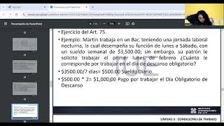 DERECHO LABORAL PARTE 2 CLASE 15 DE AGOSTO [upl. by Eduam925]