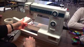 Threading a Sewing Machine [upl. by Skiest]