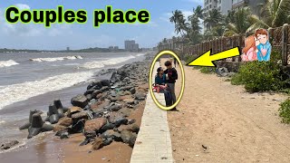 Rock beach Mumbai Versova￼ Andheri West￼ Couple’s place￼ ￼ [upl. by Chamberlain]