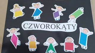 Czworokąty  lapbook miniksiążeczka [upl. by Bourgeois]