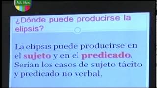 La elipsis un procedimiento gramatical para la cohesión Lengua 1º año [upl. by Piwowar]