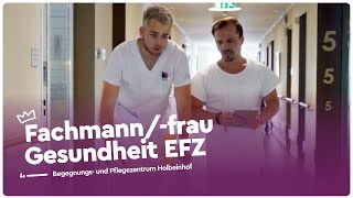 Ausbildung in der Pflege als Fachmannfrau Gesundheit EFZ  Holbeinhof  Lehrstellenvideo  Yousty [upl. by Angi]