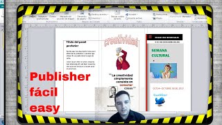 ¿cómo hacer un folleto en publisher  Tutorial completo [upl. by Murage65]