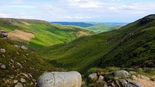 Edale Walking up GrindsBrook Clough in 4K [upl. by Ylrebmi]